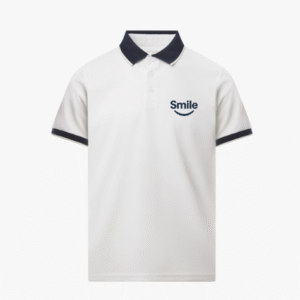 Áo Polo Nam Cao Cấp Smile Phối Cổ Navy Lịch Lãm - Thêu Logo Tinh Tế